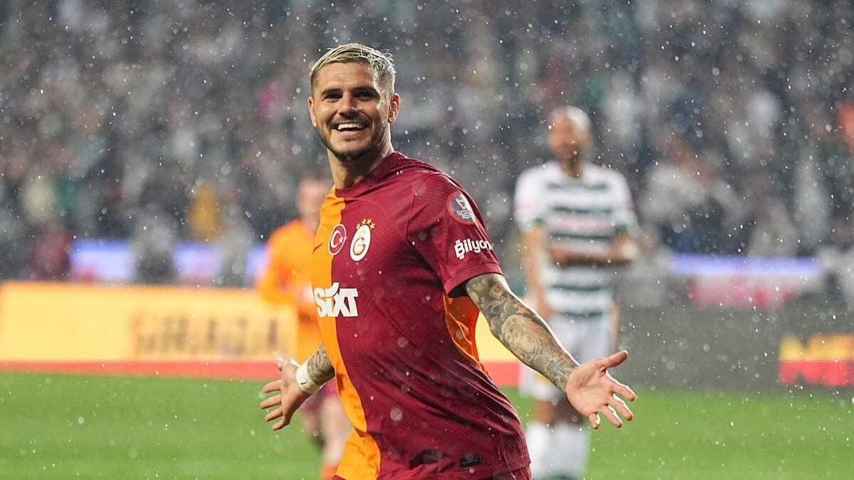 Un gol galáctico y un título más: Mauro Icardi vivió un domingo soñado en Turquía