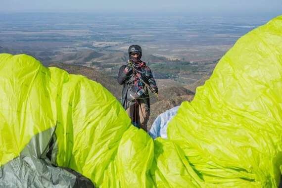 Parapente: tupungatino batió récord mendocino de vuelo de distancia