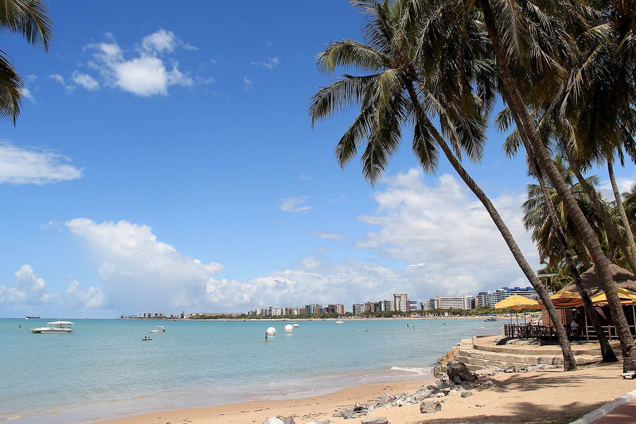 Maceió, una playa soñada en Brasil.