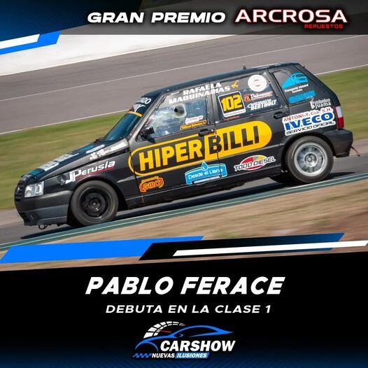 Pablo Pitu Ferace piloto Arroyito