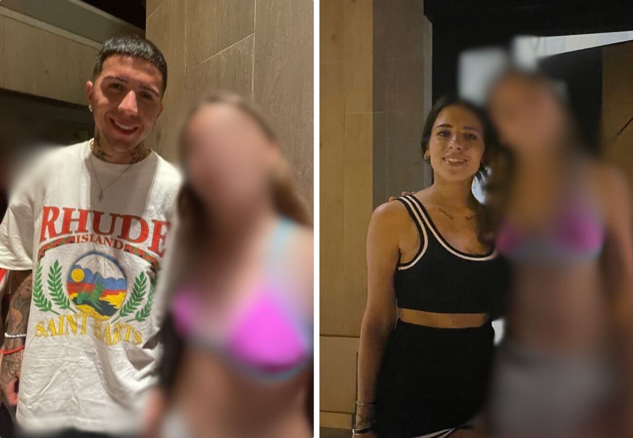 La foto de Enzo Fernández y Valentina Cervantes en el mismo lugar