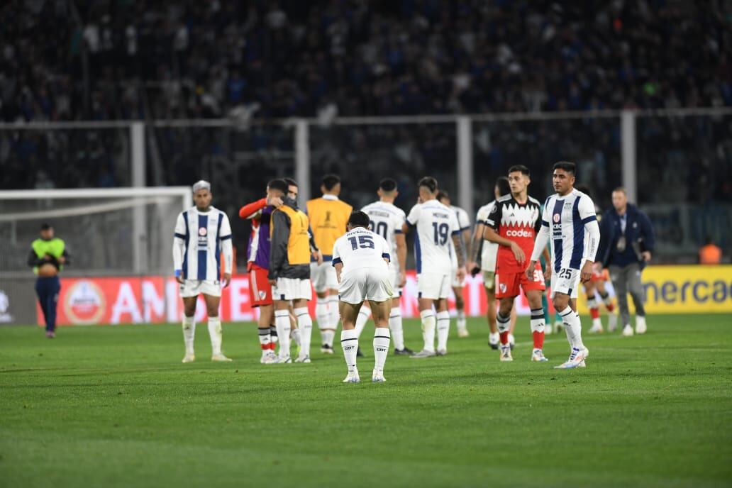 Talleres y River, en la ida de octavos de Copa Libertadores. Fue 1-0 para el Millonario en el Kempes. 