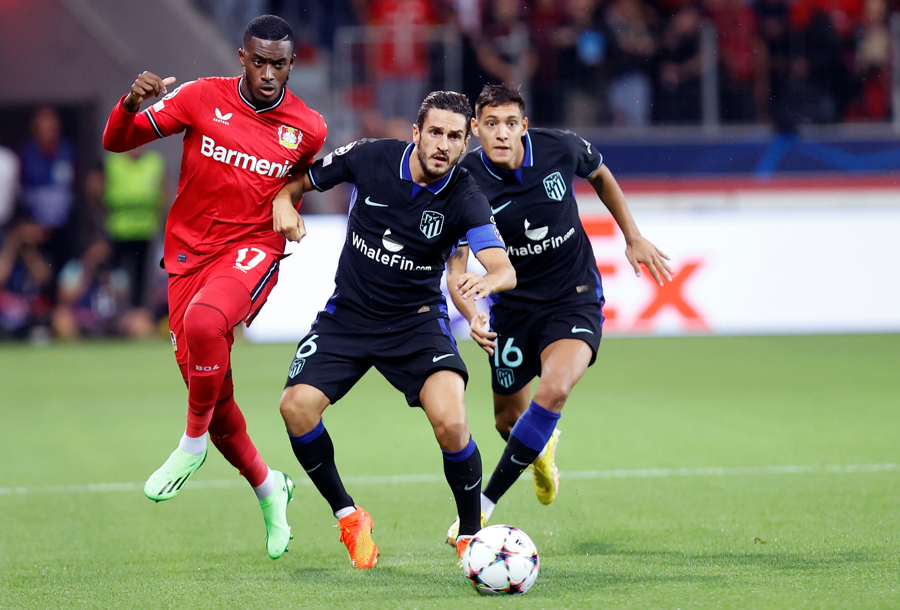 Nahuel Molina fue titular en el Colchonero. Foto: @Atleti