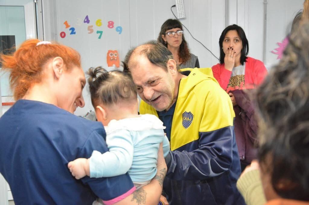 El taller textil del CAAD visitó el Centro de Infancias de Ushuaia