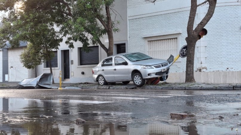 Bahía Blanca. Imágenes de cómo quedó la situación tras el temporal (Gentileza La Nueva).