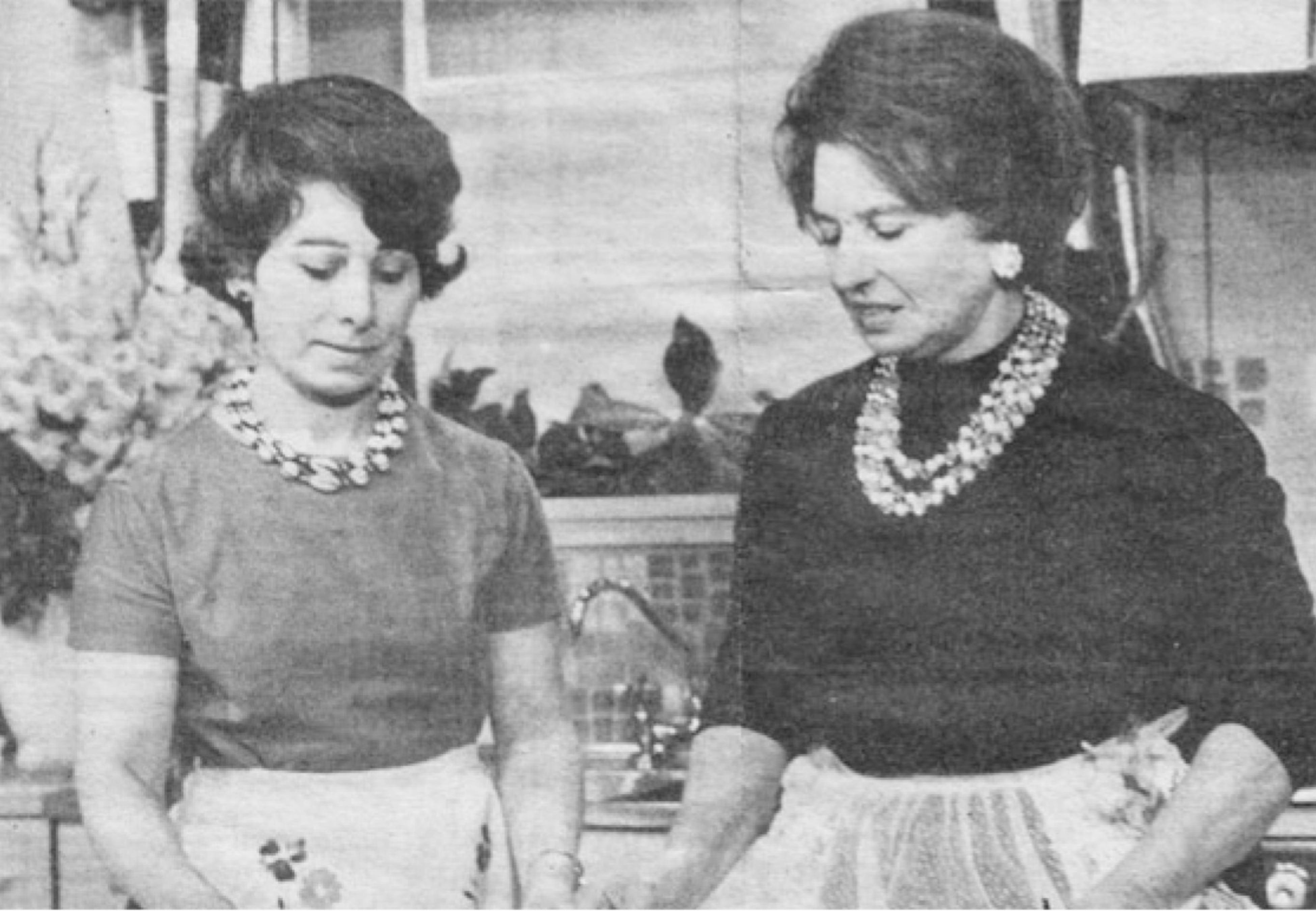 Doña Petrona y Juanita, el dúo más famoso de las cocinas televisivas.