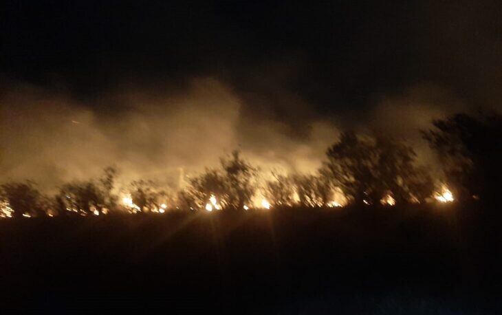 Nuevos focos de incendio en San Pedro. 