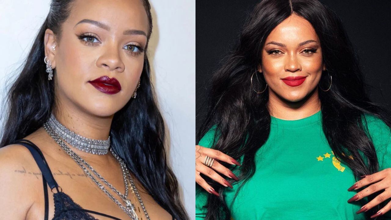 El parecido de Priscila Beatrice y Rihanna