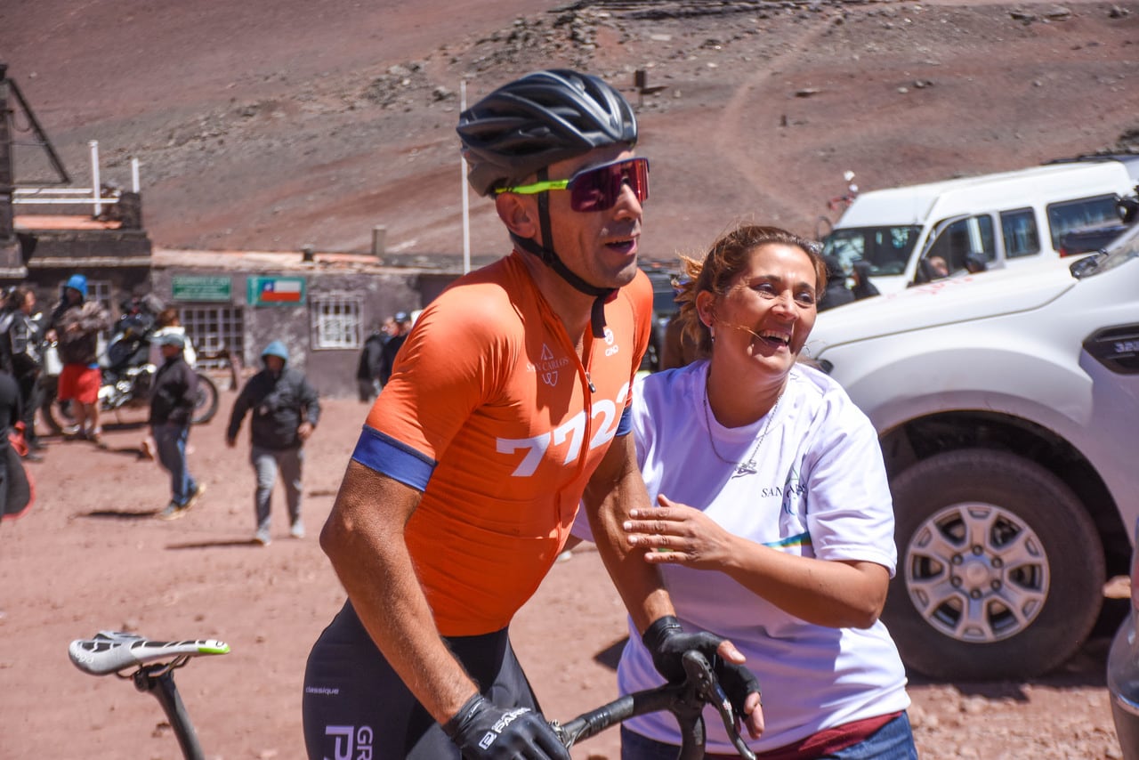 Vuelta de Mendoza 2023, septima etapa, el mendocino Mario Ovejero ganó la etapa reina en el Cristo Redentor.

Foto: Mariana Villa / Los Andes