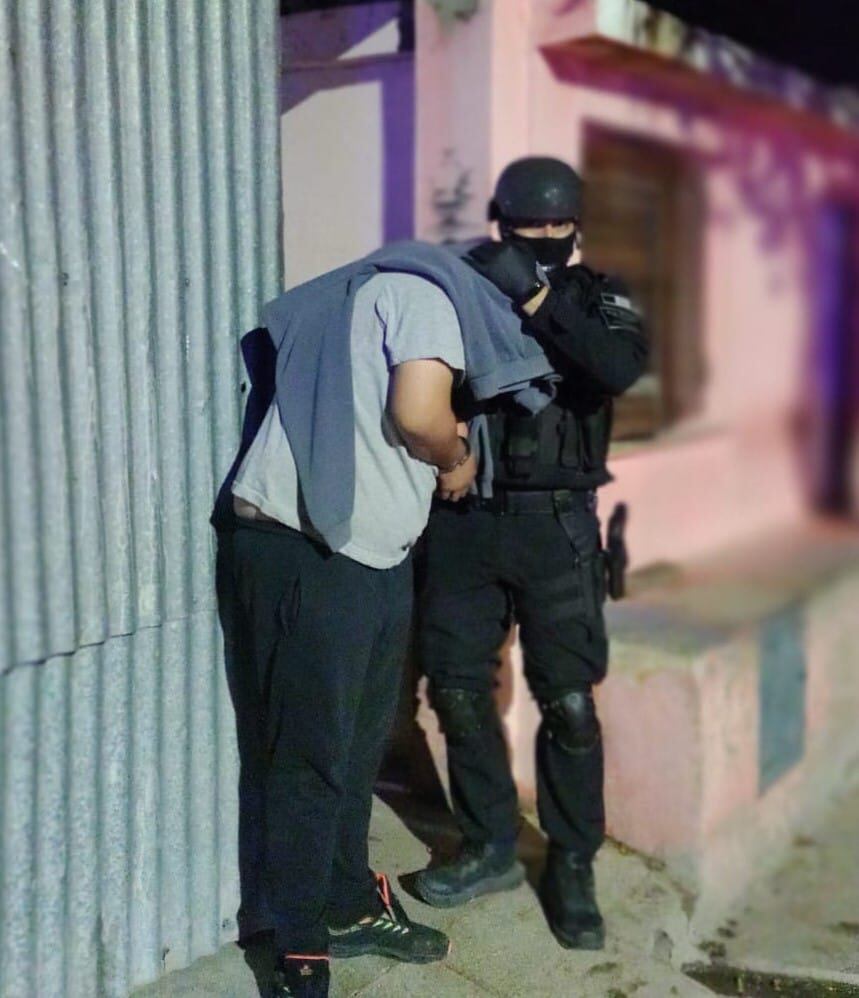 Cuatro hombres acusados de narcotráfico.