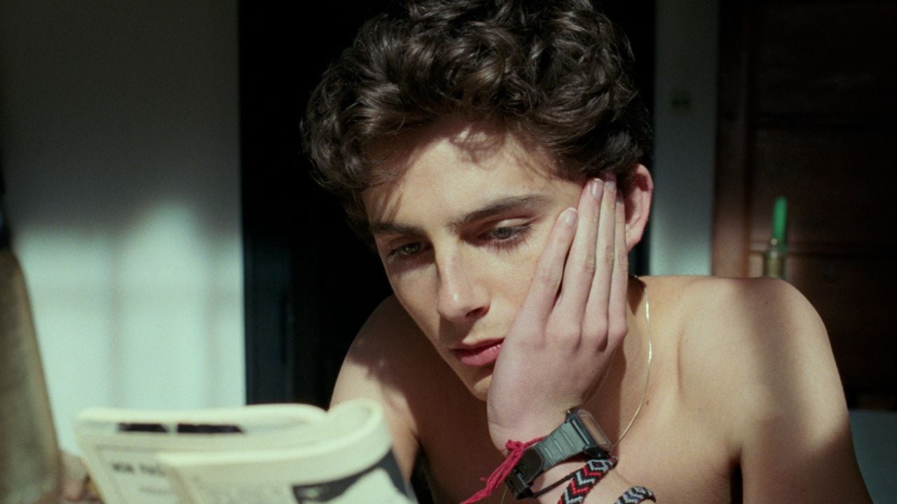 Timothée Chalamet en Call me by your name.