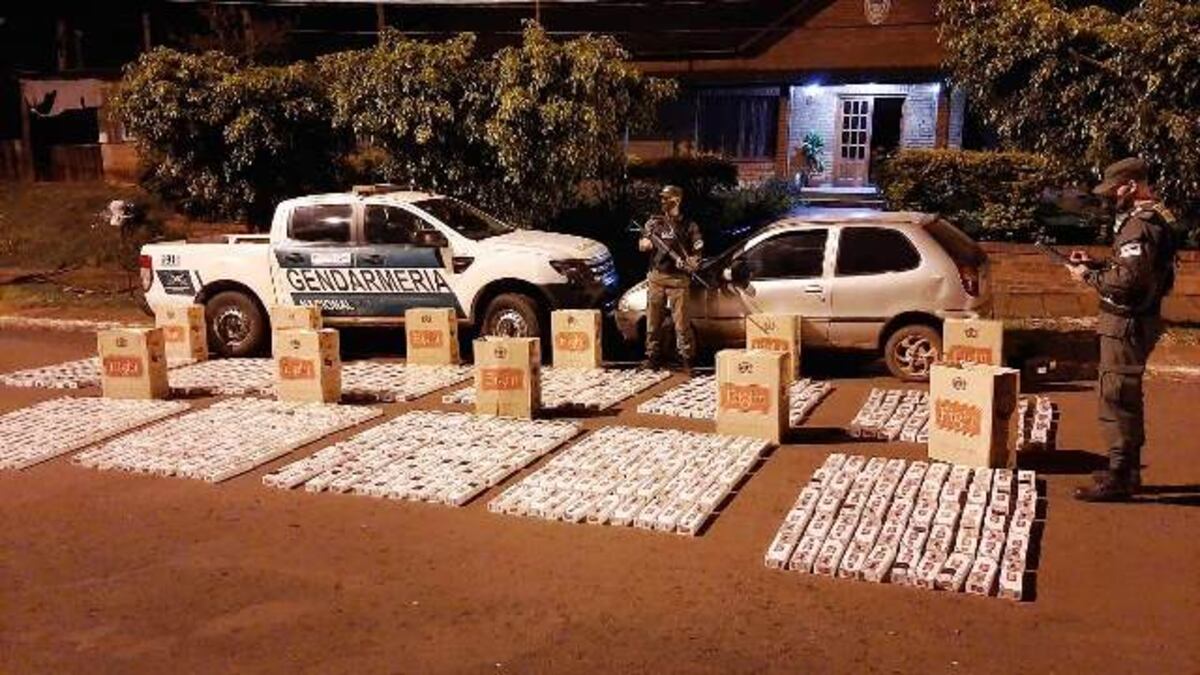 Oberá: frenaron el contrabando de 5.500 paquetes de cigarrillos