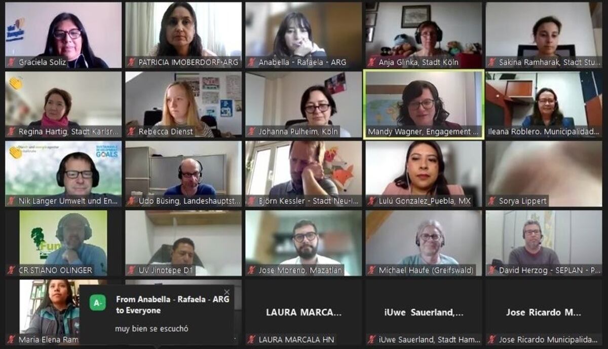 Rafaela participó en workshop Internacional sobre educación medioambiental organizado por Engagement Global