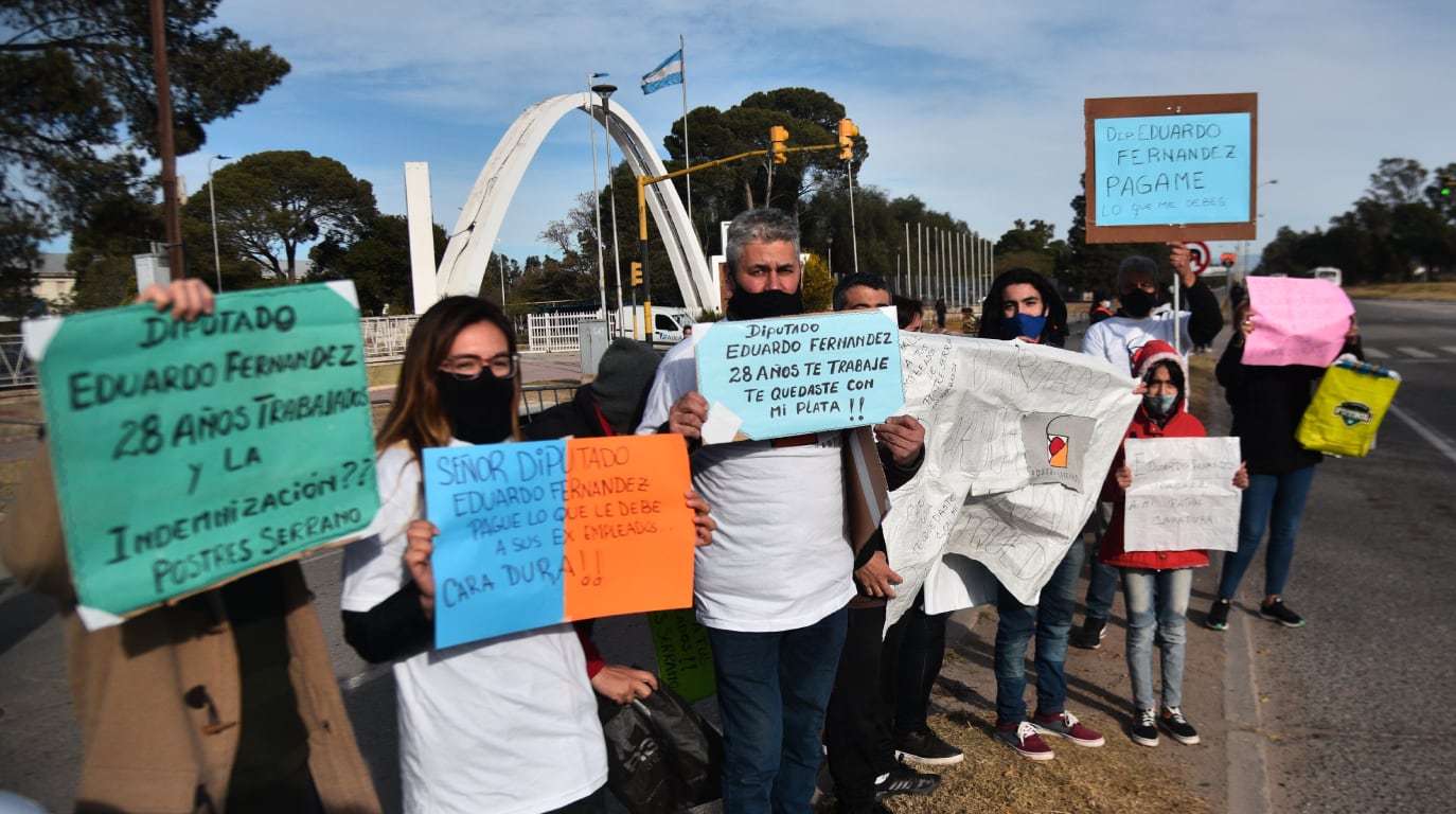 Protesta en Fadea. (Pedro Castillo)