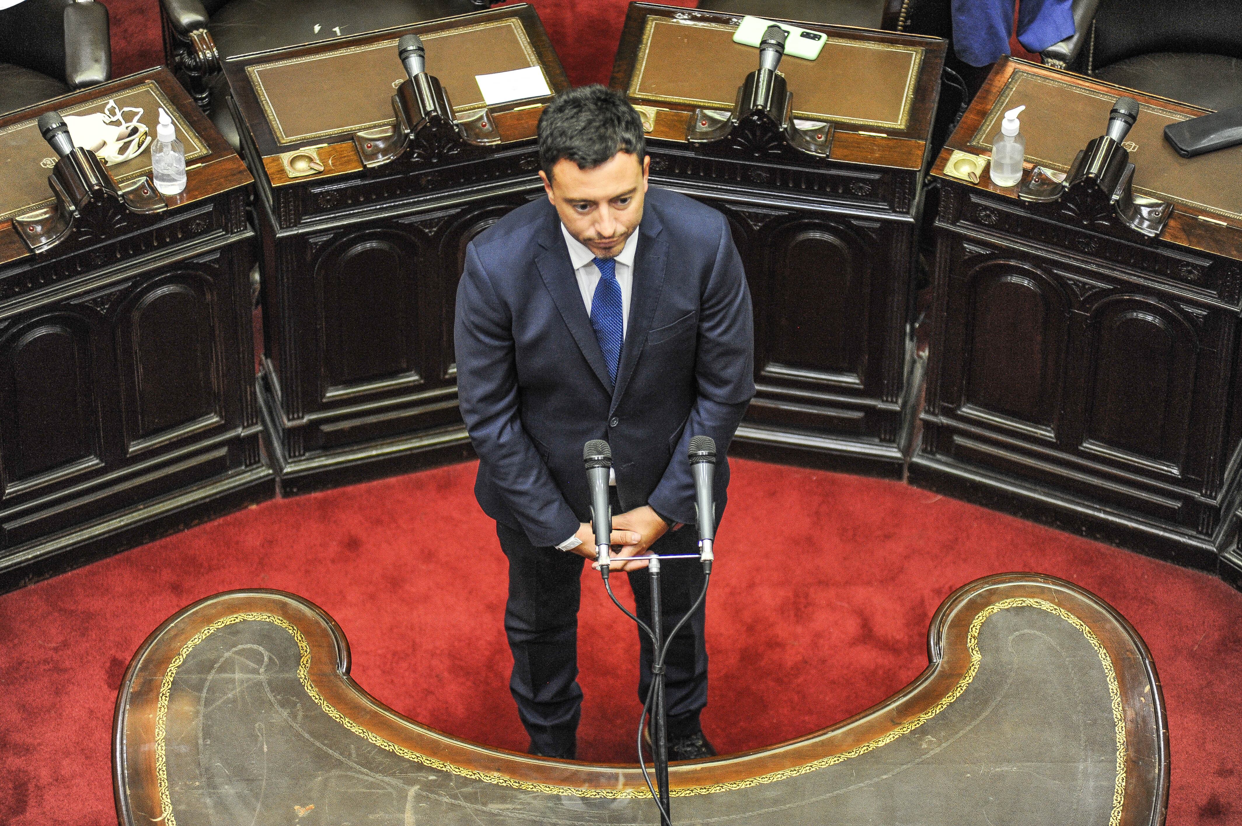 jura de Diputados nacionales , Rodrigo De Loredo Cordoba  Foto Federico Lopez Claro