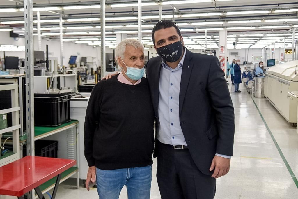 Vuoto, De Pedro, Meoni y el Secretario General de la UOM Caló visitaron la fábrica.