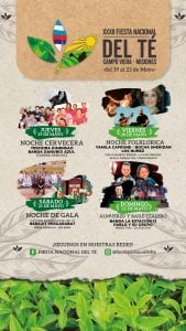 Campo Viera se prepara para la XXXII Fiesta Nacional del Té.