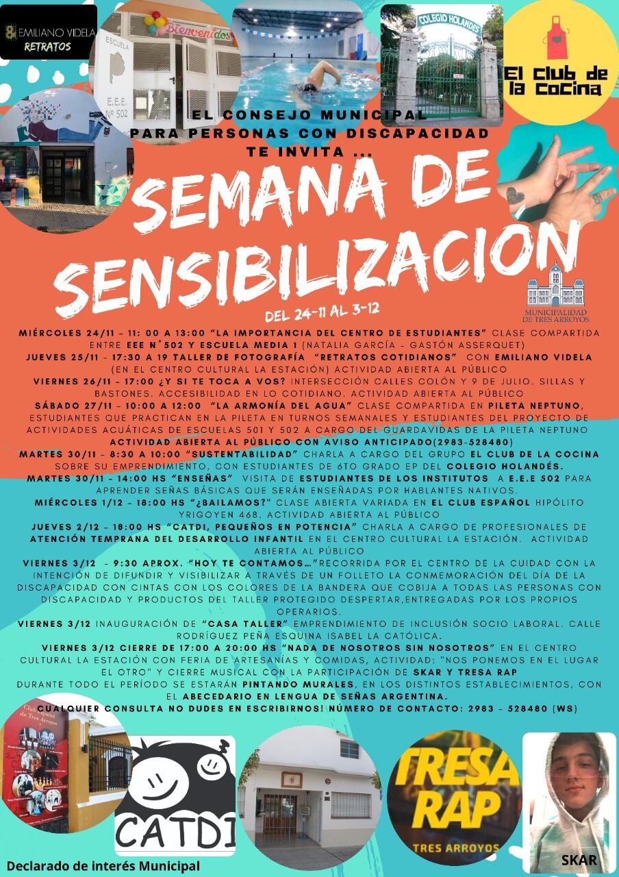 Se inician las actividades por la Semana de Sensibilidad