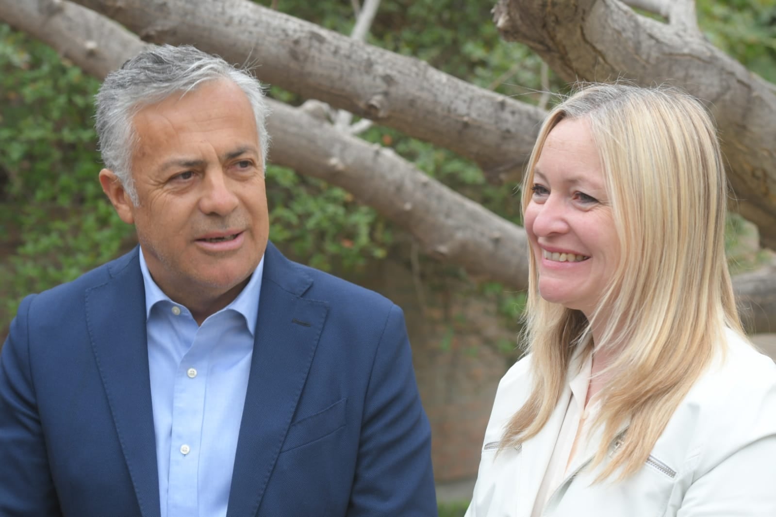 Alfredo Cornejo y Hebe Casado. Ignacio Blanco / Los Andes