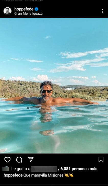 Federico Hoppe y Macarena Rinaldi disfrutaron de las Cataratas del Iguazú.