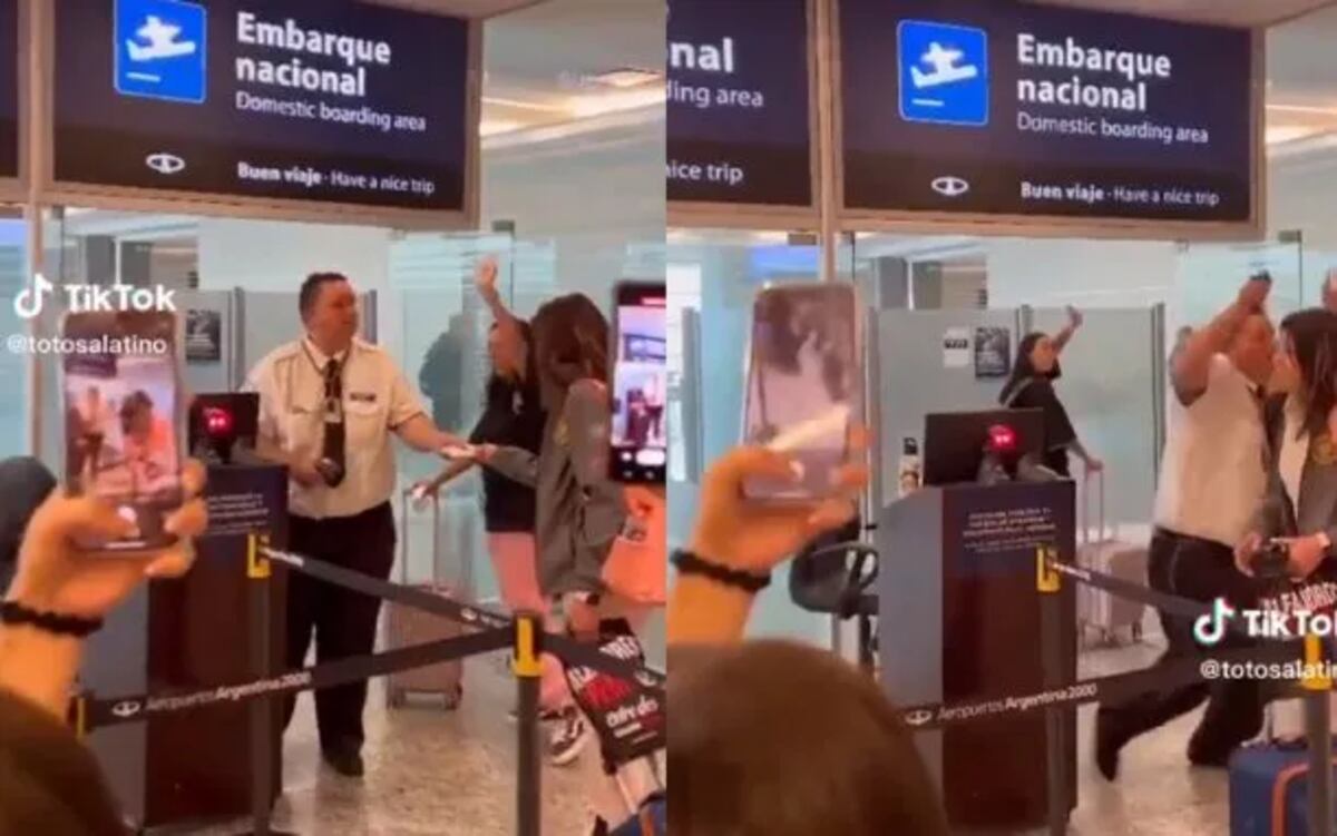 Insólito: dejó su puesto en el aeropuerto para festejar el gol de la Selección Argentina