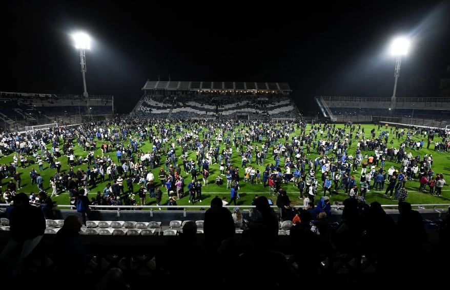 Cas en Gimnasia de La Plata vs. Boca. Partido suspendido. / Gentileza.