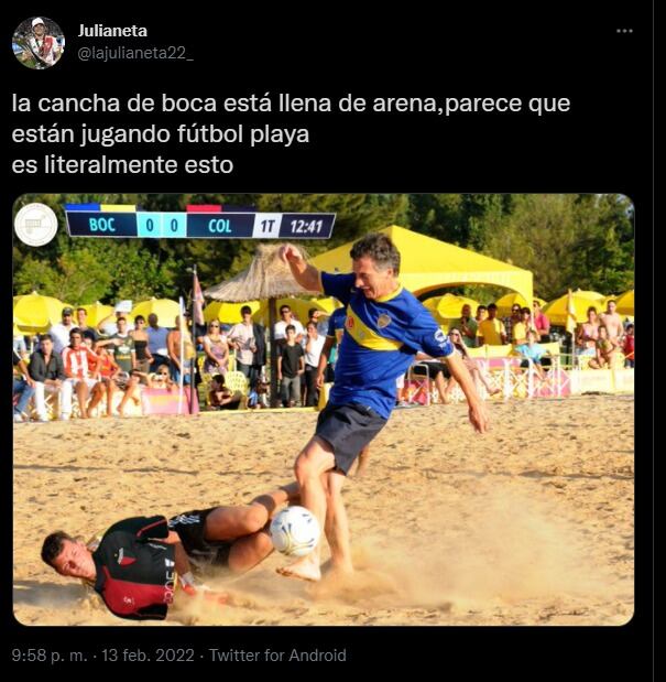 La reacción de los usuarios al ver la cancha de Boca