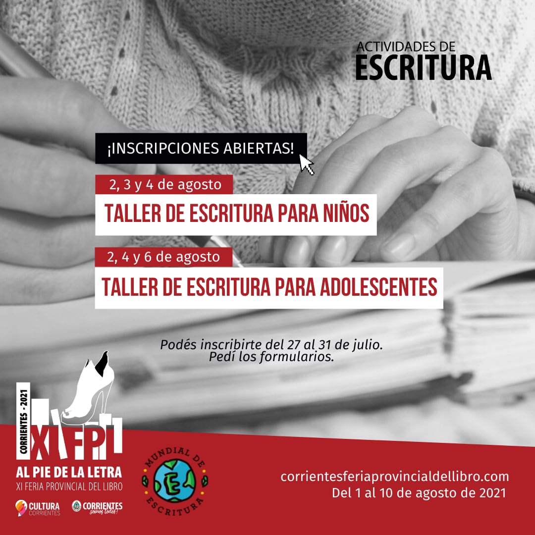 Propuesta de talleres de escritura.