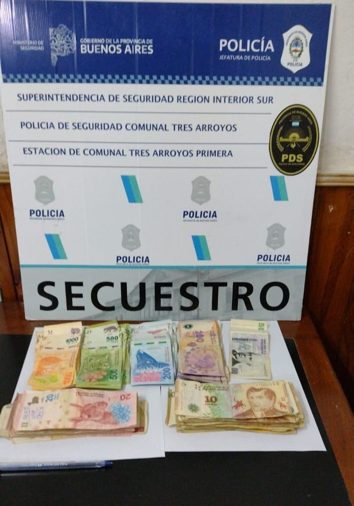 Tres asaltantes fueron detenidos luego de robar una ferretería