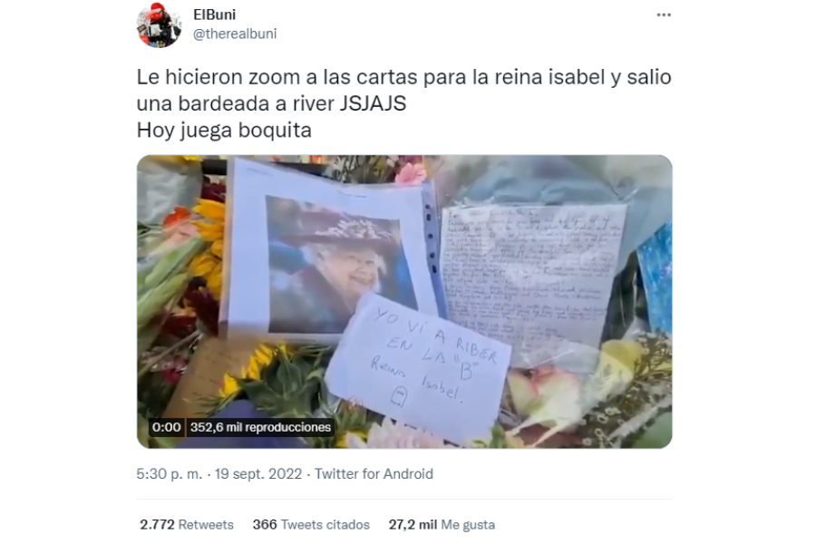 El tweet que se viralizó.