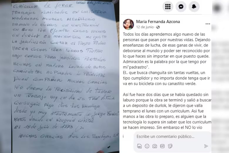 EL hombre que se convirtió en un ejemplo de superación.