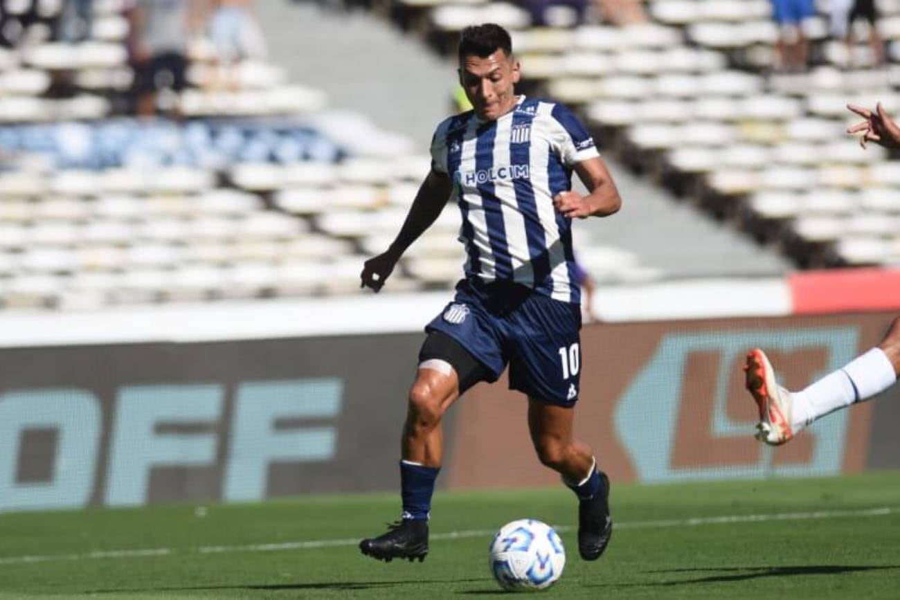 Rubén Botta, uno de los goleadores de Talleres ante Armenio, por Copa Argentina. (La Voz)