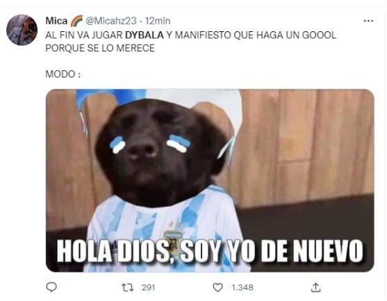 El cordobés ingresó por el goleador Julián Álvarez y las redes explotaron de memes.