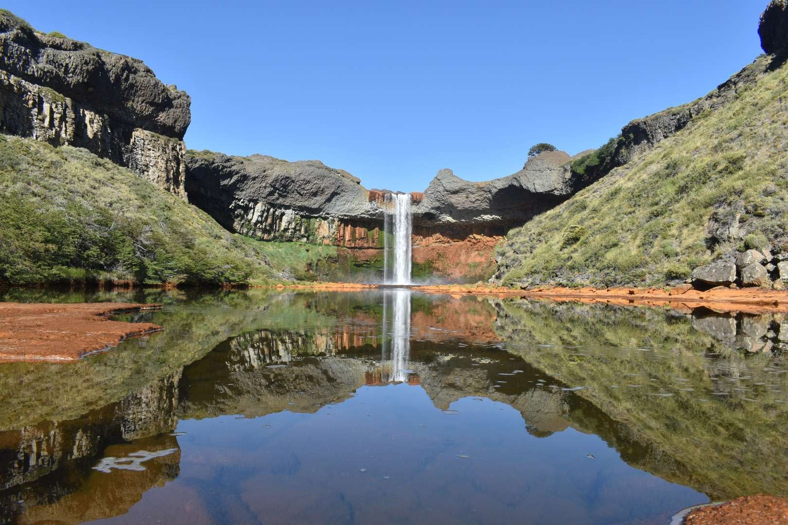 Las cascadas son una de las principales atracciones de Caviahue-Copahue