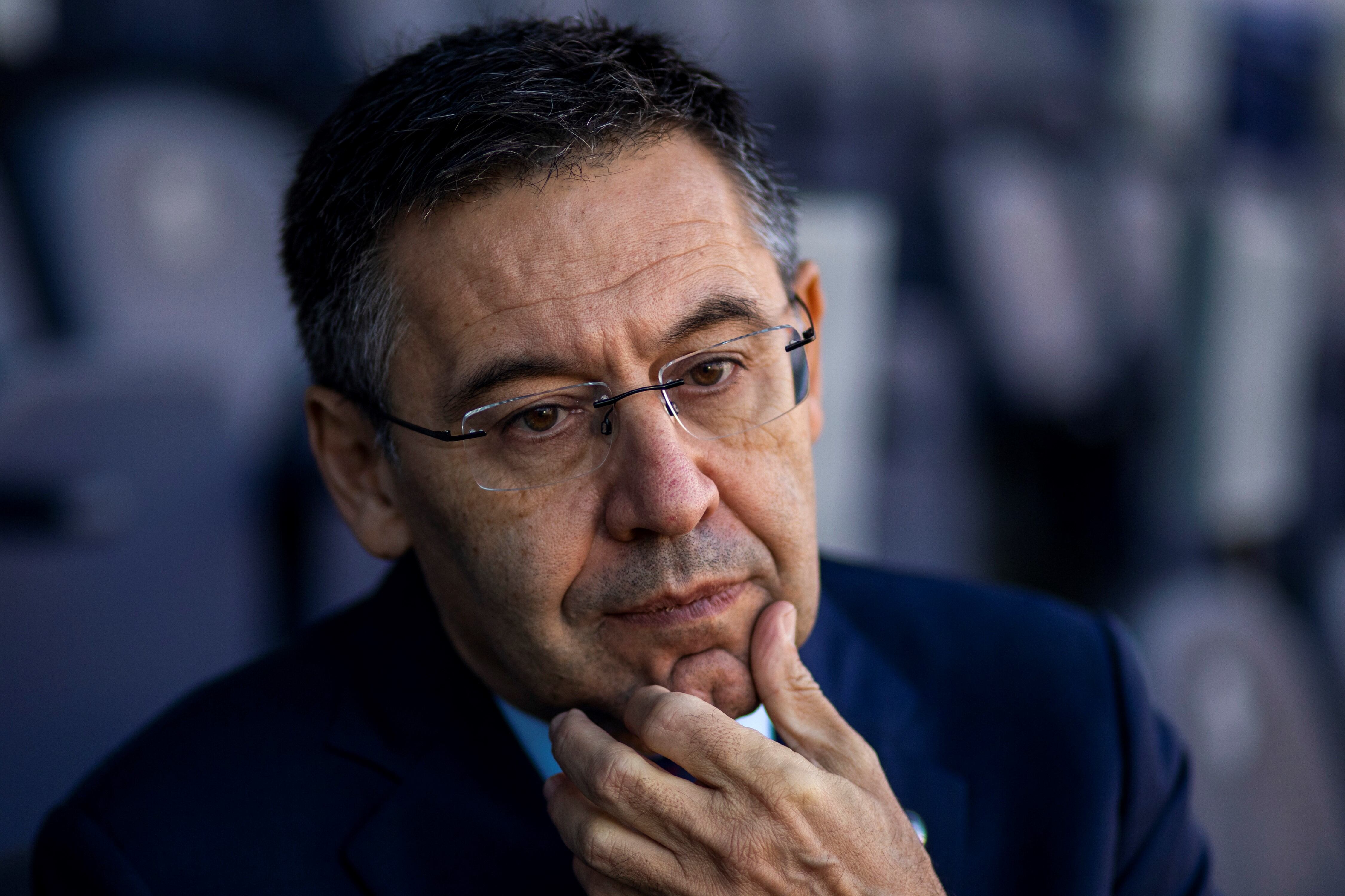 Josep María Bartomeu, expresidente del FC Barcelona investigado por el "BarçaGate". (AP/Emilio Morenatti)