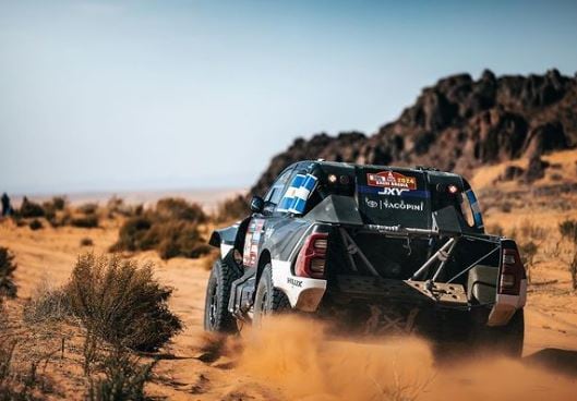 Juan Cruz Yacopini fue 20° en la novena etapa del Dakar 2024.