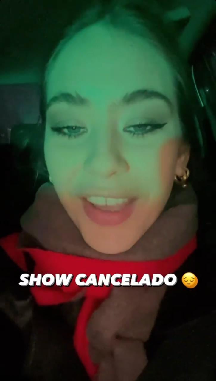 Posteo de Cecilia "Beba" Mirabile sobre su show en El Trapiche