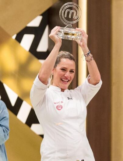 Mica levantó el trofeo de Masterchef Celebrity 3