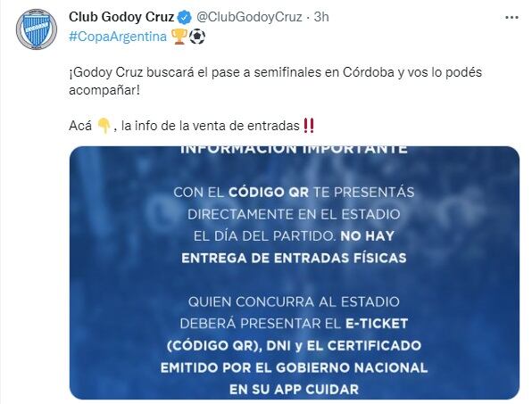 Venta de entradas