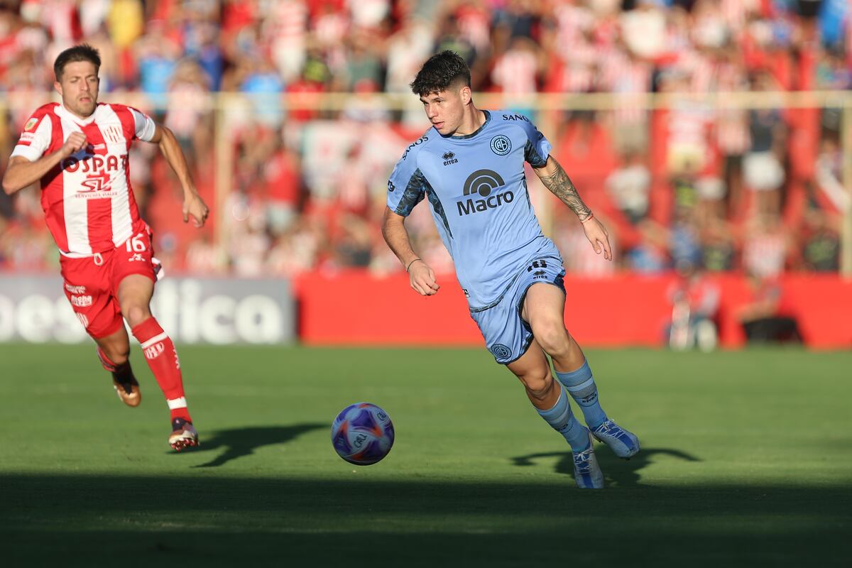 Video: golazo de Bruno Zapelli, para cortar la sequía en Belgrano y el 1 a 0 en Santa Fe