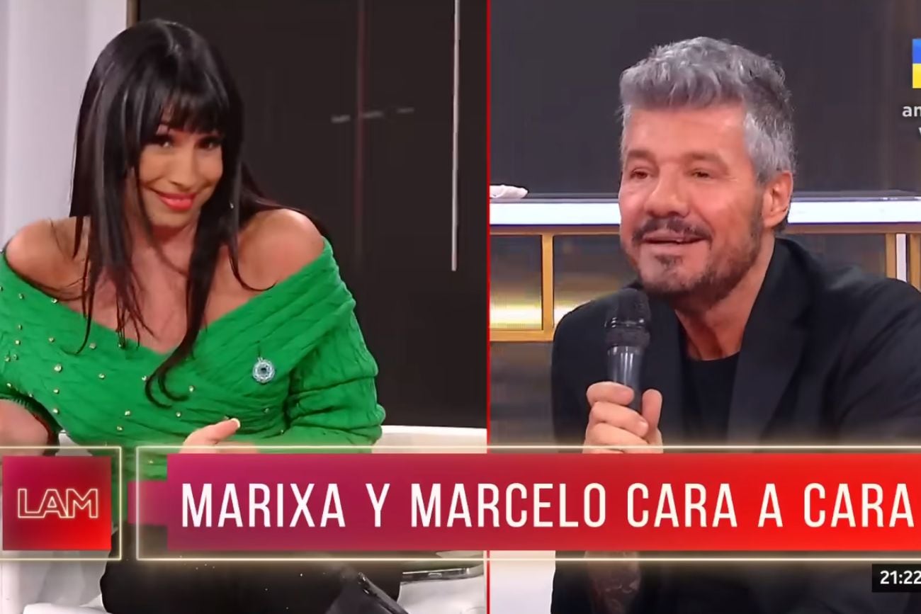 Marcelo Tinelli y Marixa Balli se tiraron algunas indirectas en LAM y enloquecieron a todos (Captura de pantalla)