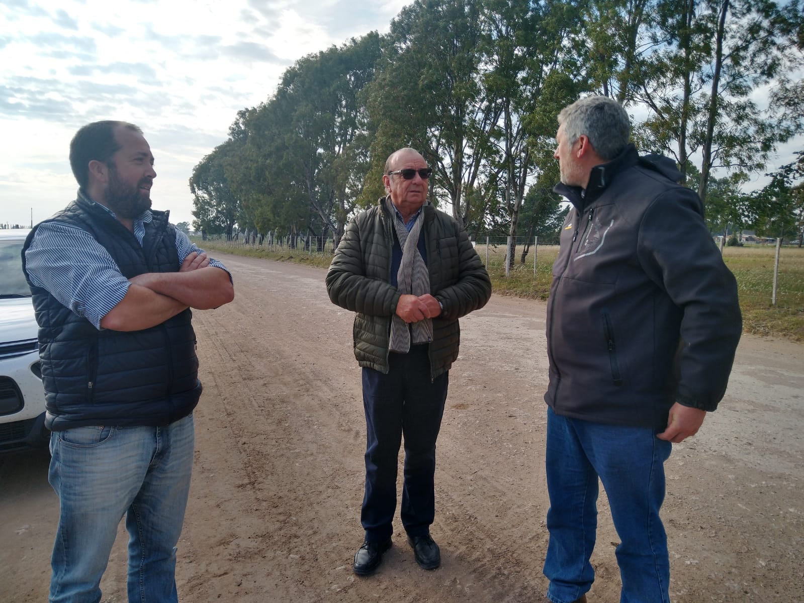 la obra del Polo Tecnológico Metalúrgico del Parque Industrial de Tres Arroyos