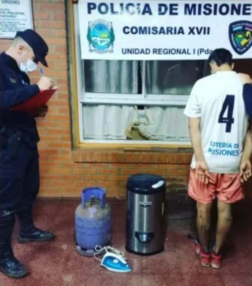 Tres detenidos y varios objetos robados recuperados en Posadas.