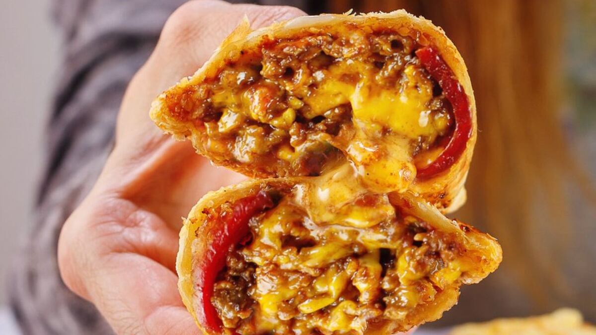 Día de la empanada: cómo hacer relleno de cheeseburguer