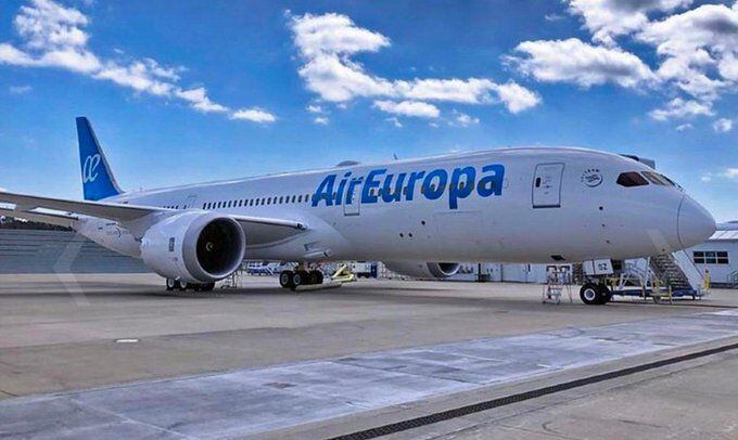 El avión con el que AirEuropa cubre la ruta entre Córdoba y Madrid.