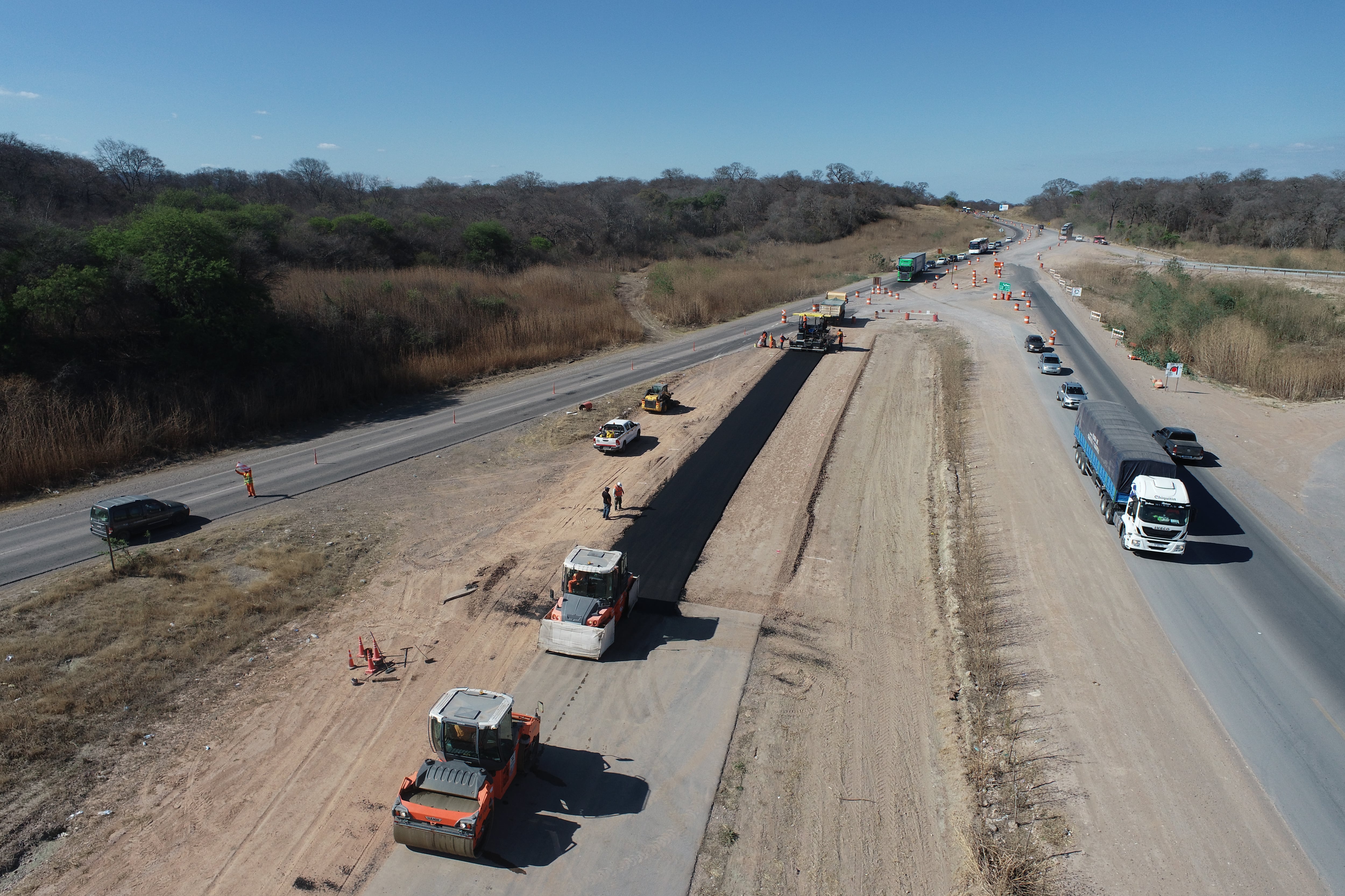 Vialidad Nacional realiza trabajos en tramos de la Ruta Nacional 34 en Jujuy.