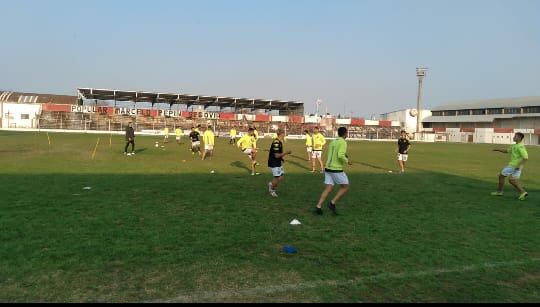 Así fue el entrenamiento previo al partido