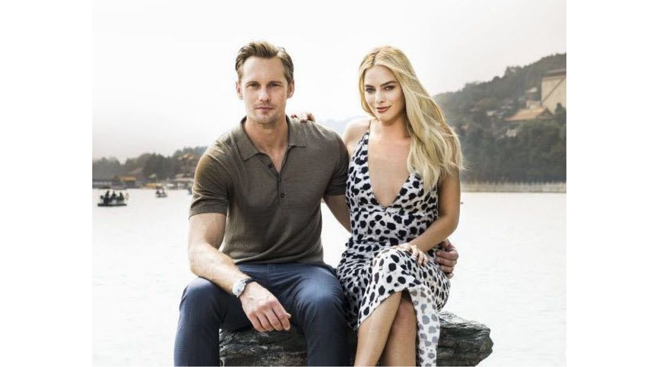 Margot Robbie y Alexander Skarsgard.