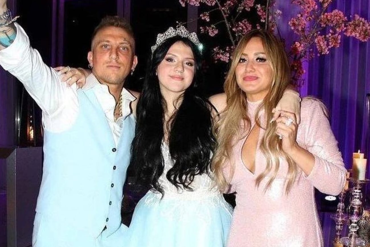 Sol Cwirkaluk junto a sus padres: El Polaco y Karina. Foto: Instagram. 