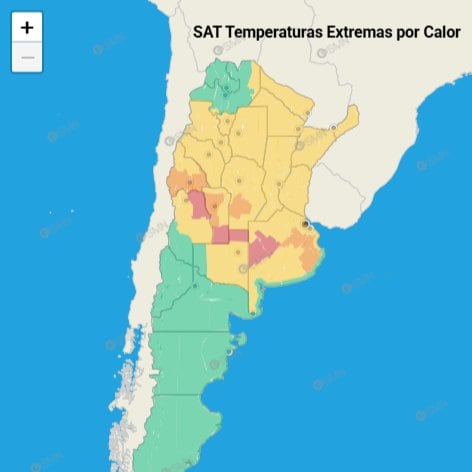 Alerta amarilla y naranja por altas temperaturas en Córdoba y otras provincias.